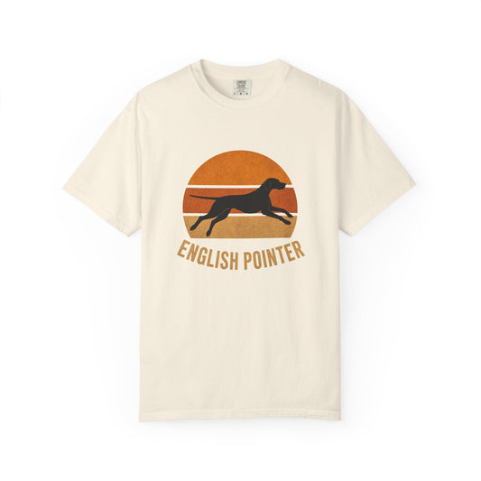 Retro Sunset English Pointer