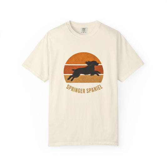 Retro Sunset Springer Spaniel