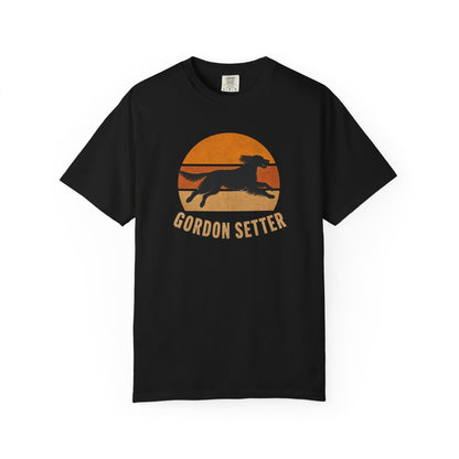 Retro Sunset Gordon Setter
