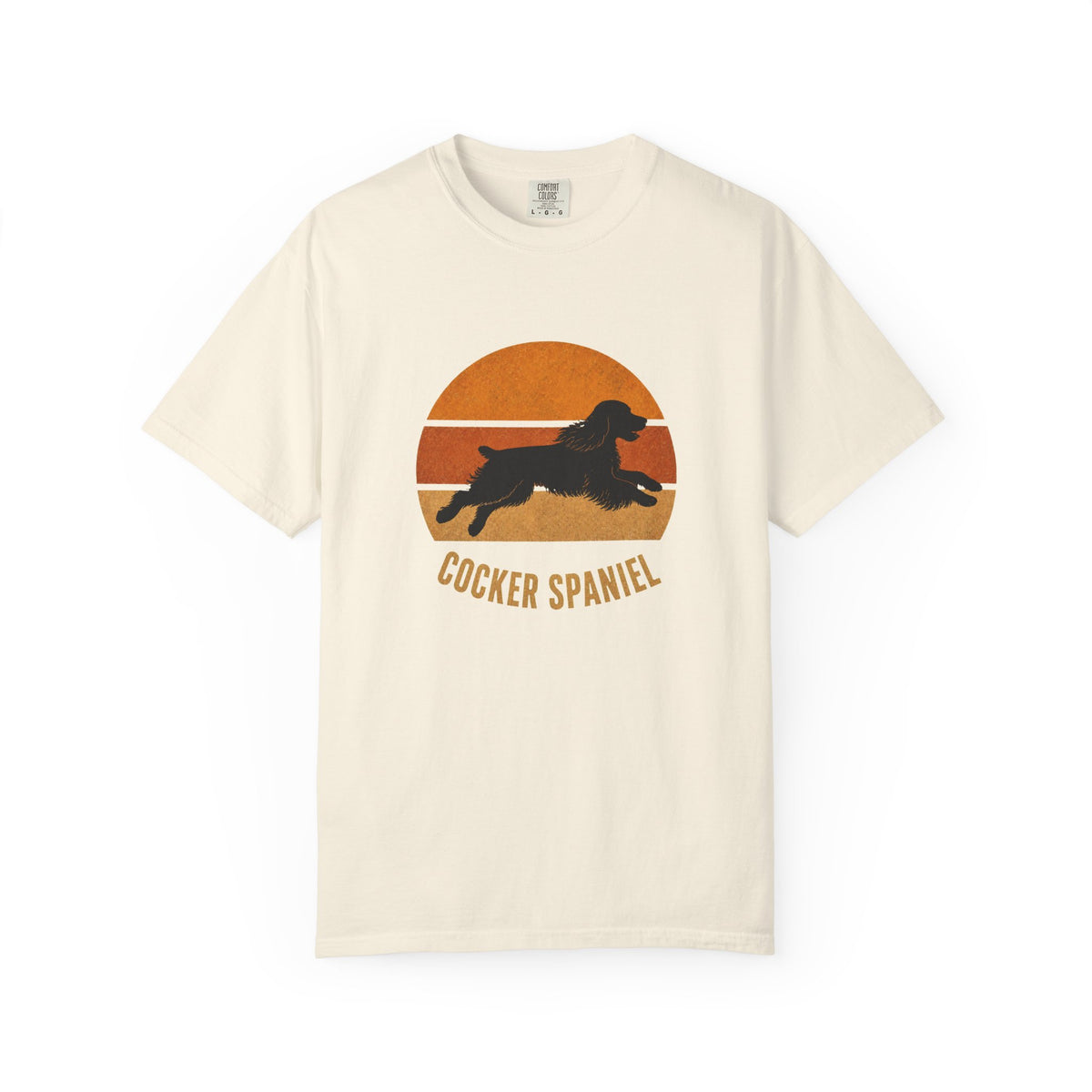 Retro Sunset Cocker Spaniel