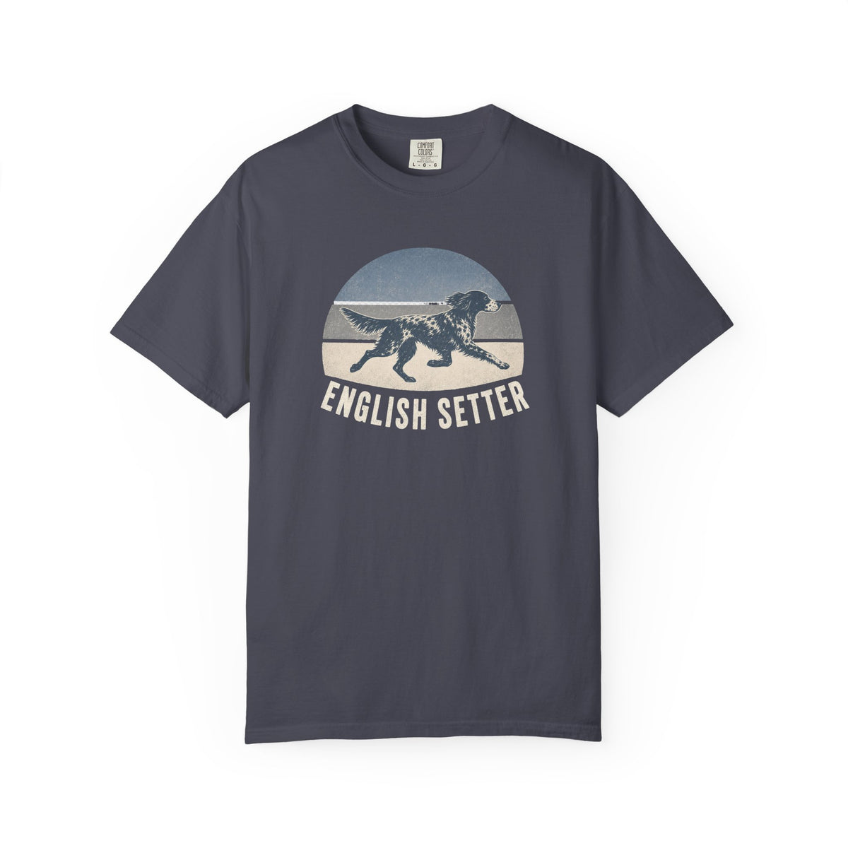 Retro Sunset English Setter