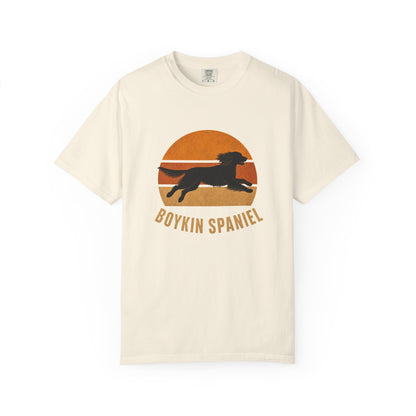 Retro Sunset Boykin Spaniel