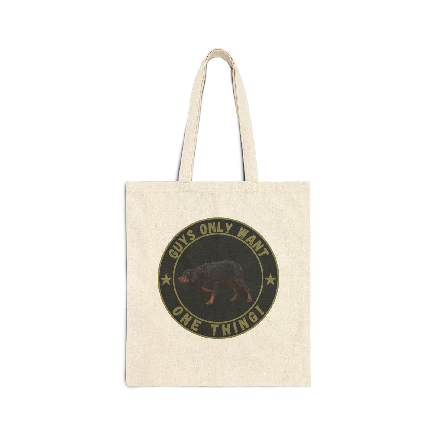 Guys Only Want One Thing Tote Bag – Gordon Setter Gift for Hunters & Dog Lovers