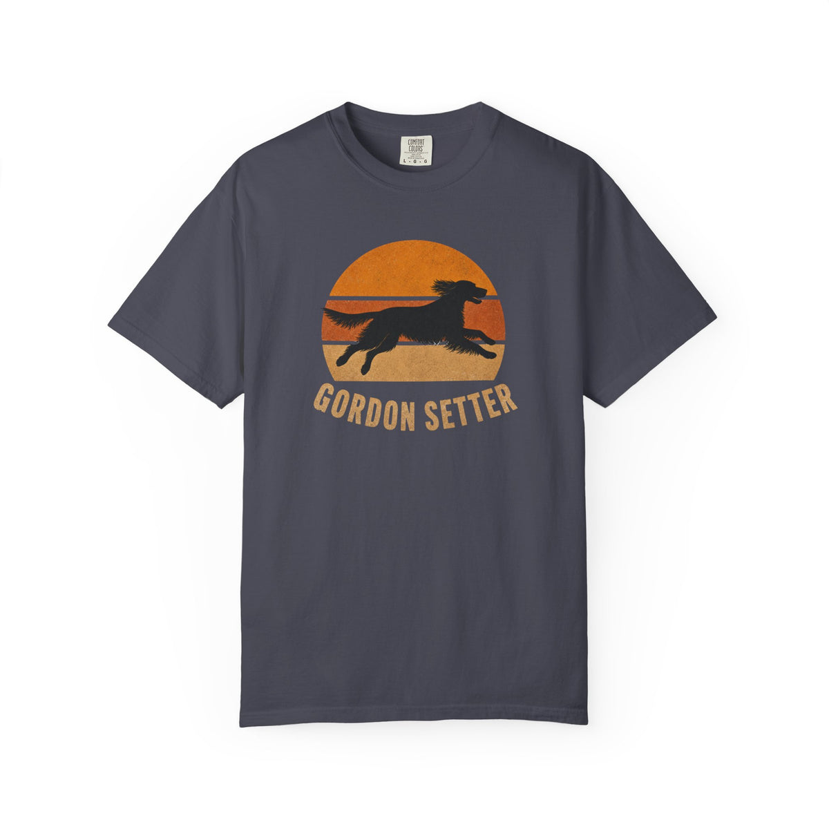 Retro Sunset Gordon Setter