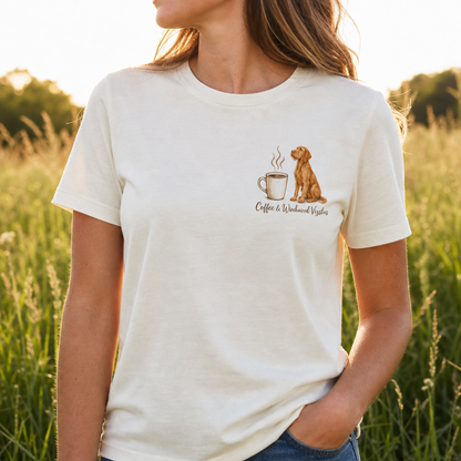 Coffee & Wirehaired Vizslas