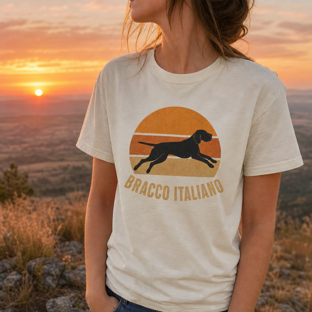 Retro Sunset Bracco Italiano