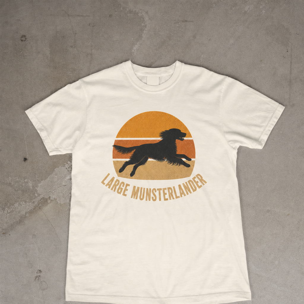 Retro Sunset Large Munsterlander