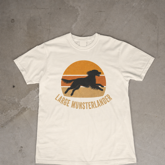 Retro Sunset Large Munsterlander