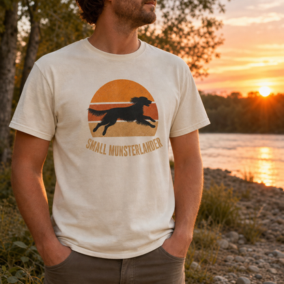 Retro Sunset Small Munsterlander