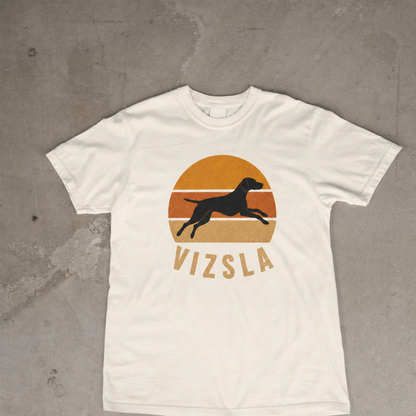 Retro Sunset Vizsla