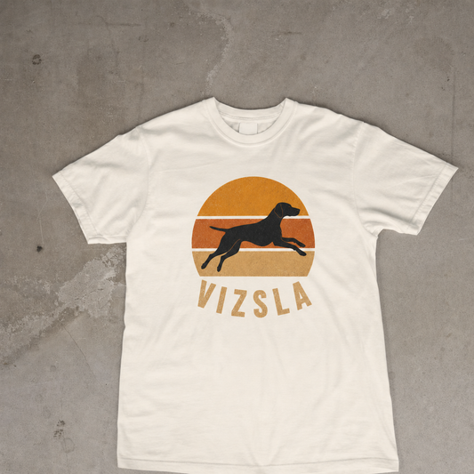 Retro Sunset Vizsla