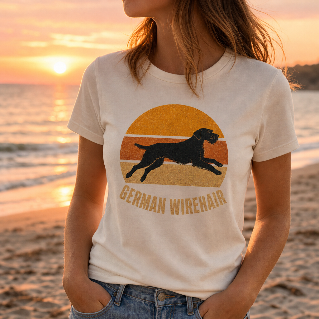Retro Sunset German Wirehair