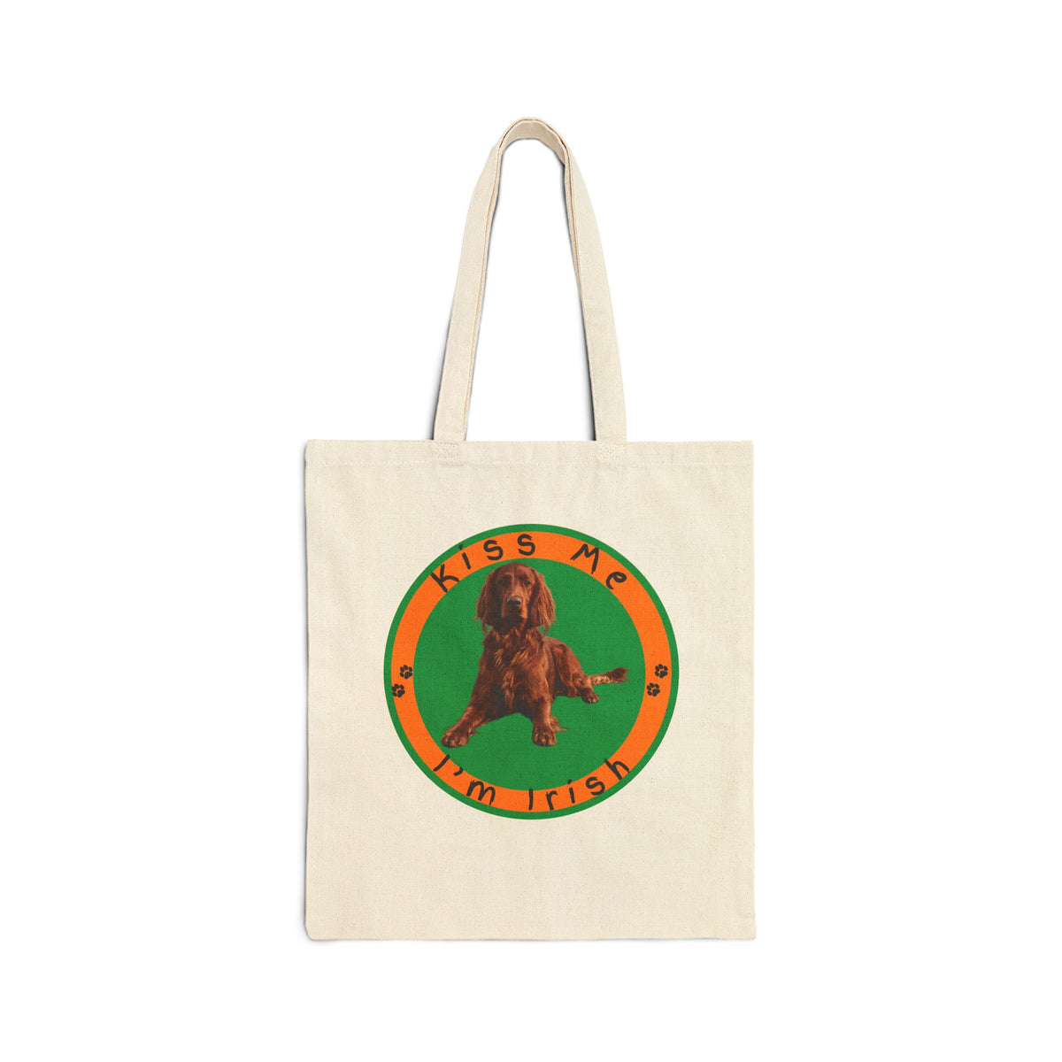 Kiss Me I'm Irish | Irish Setter Tote Bag