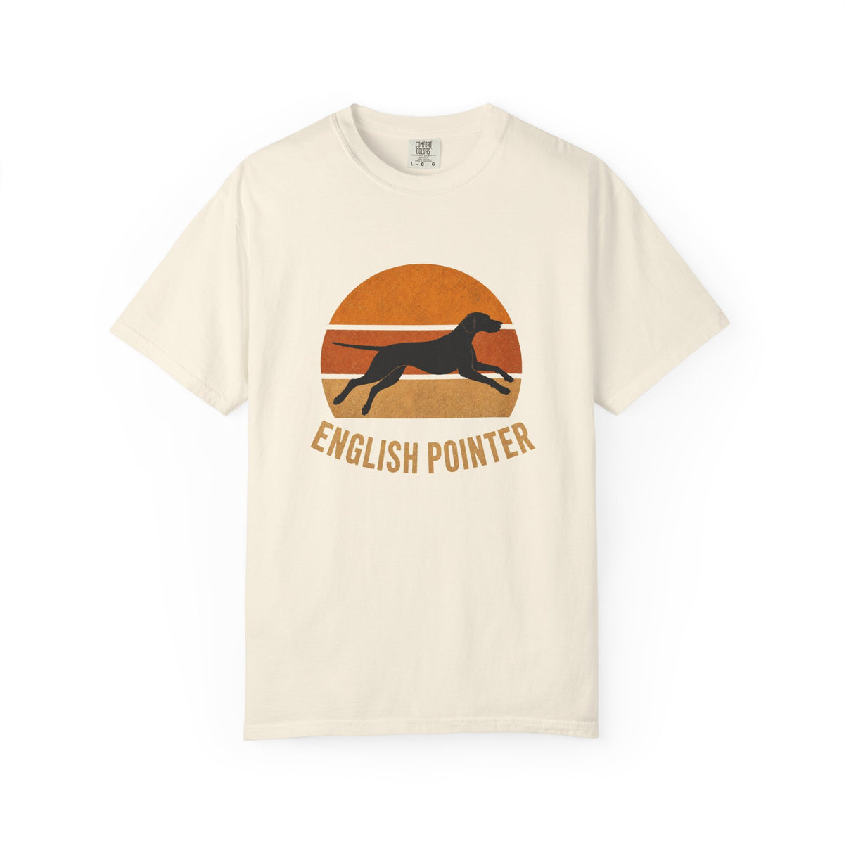 Retro Sunset English Pointer