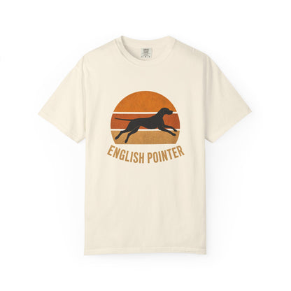 Retro Sunset English Pointer
