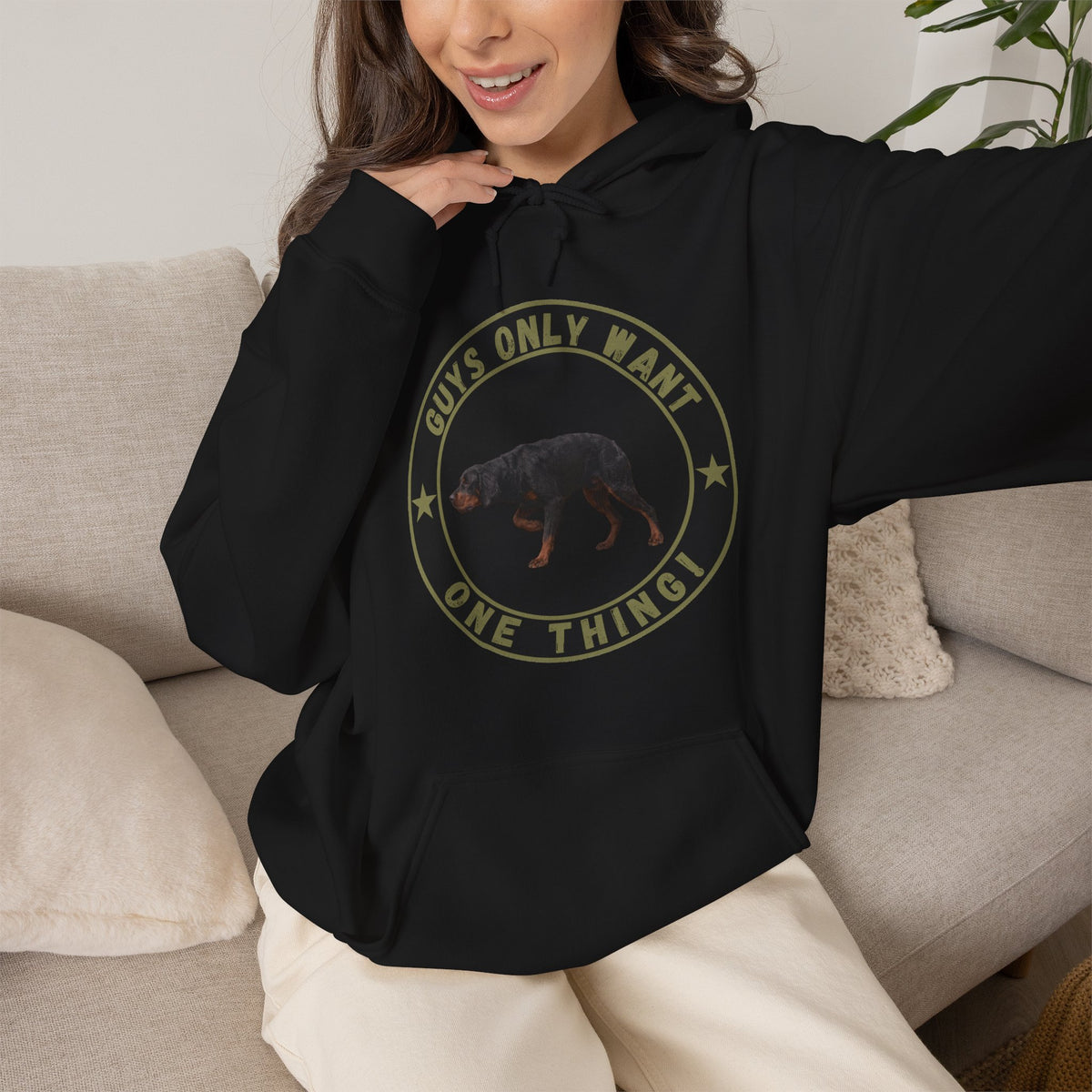 Guys Only Want One Thing Gordon Setter Hoodie