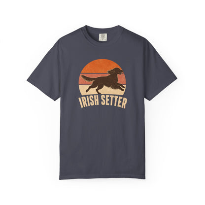 Retro Sunset Irish Setter