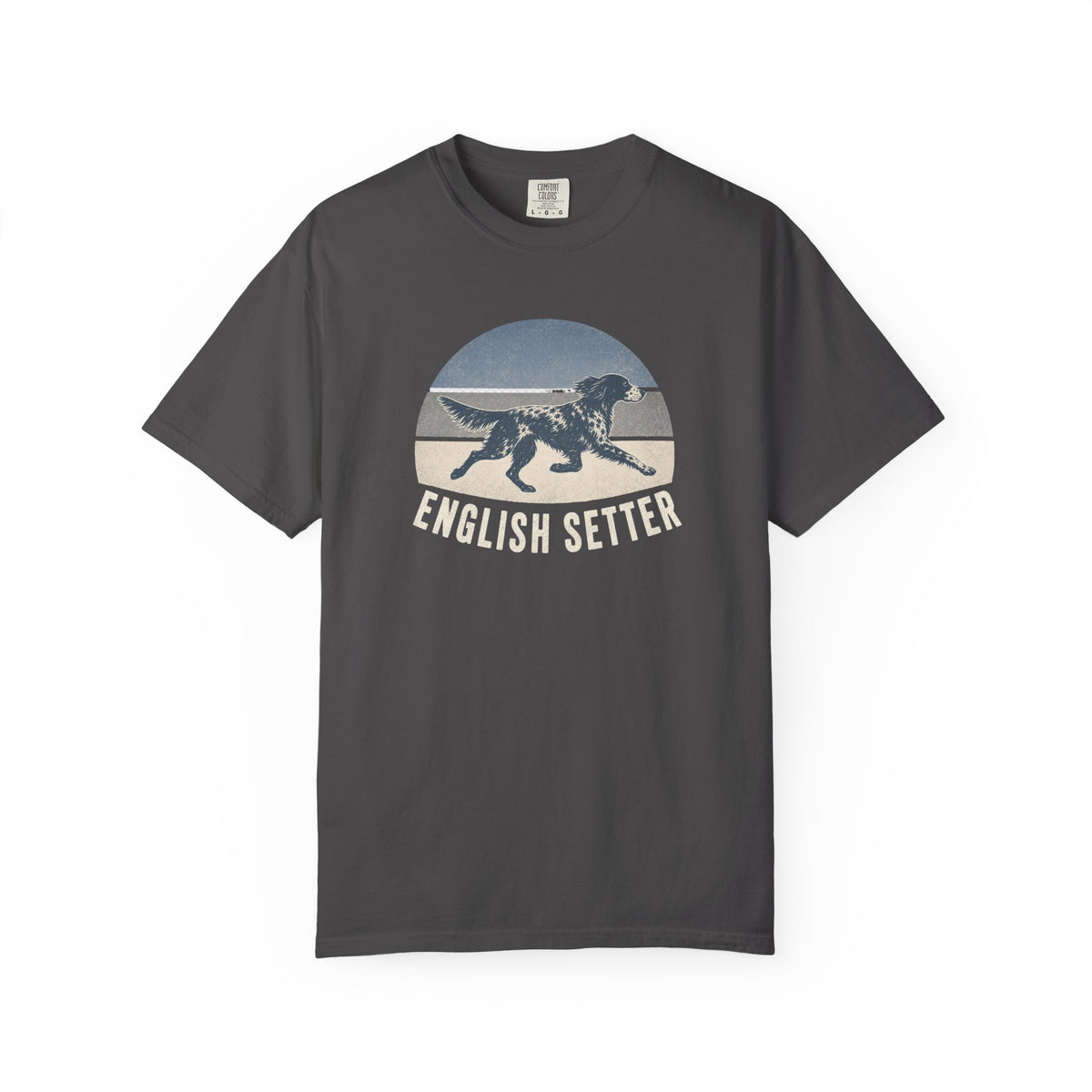 Retro Sunset English Setter