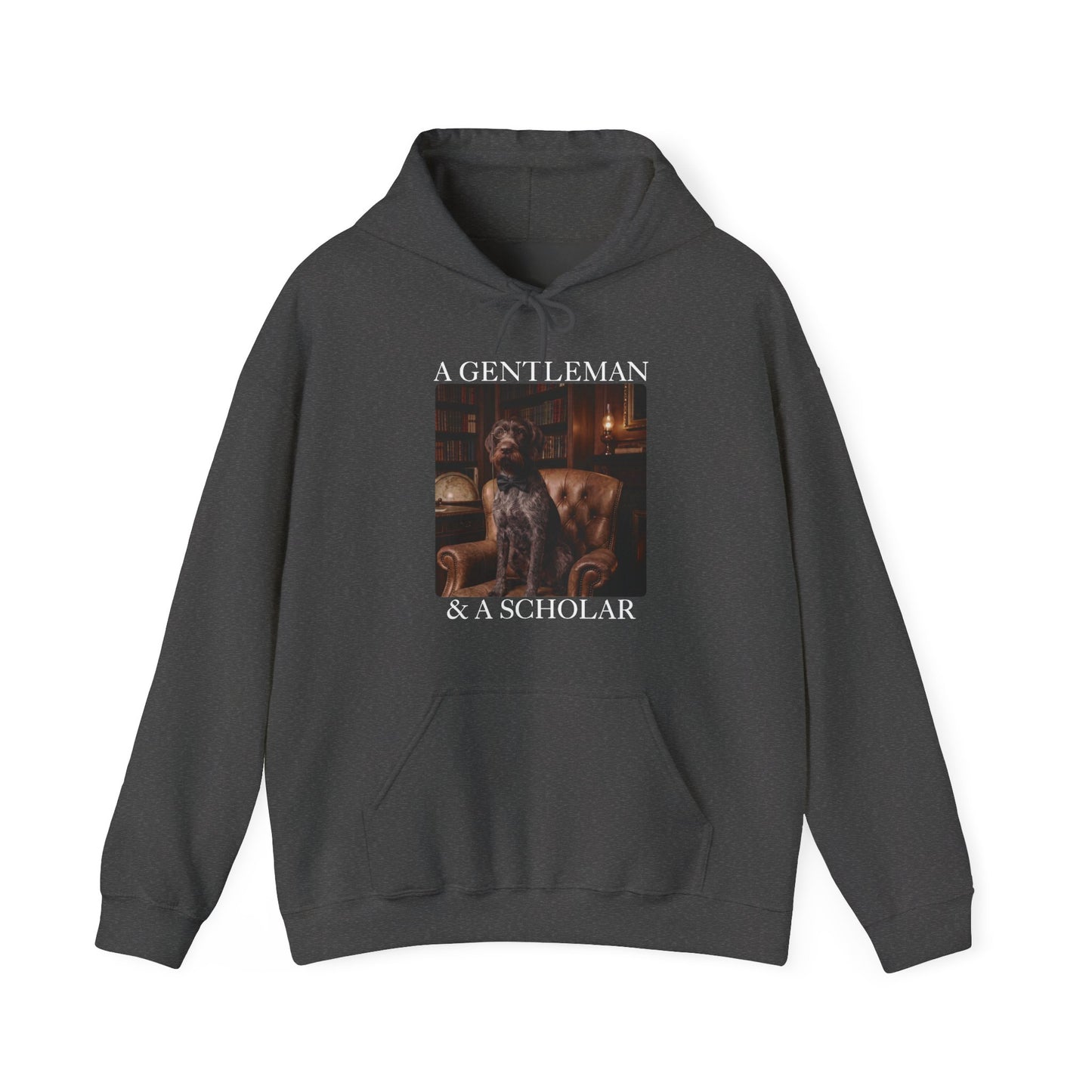 A Gentleman & A Scholar German Wirehaired Pointer Hoodie