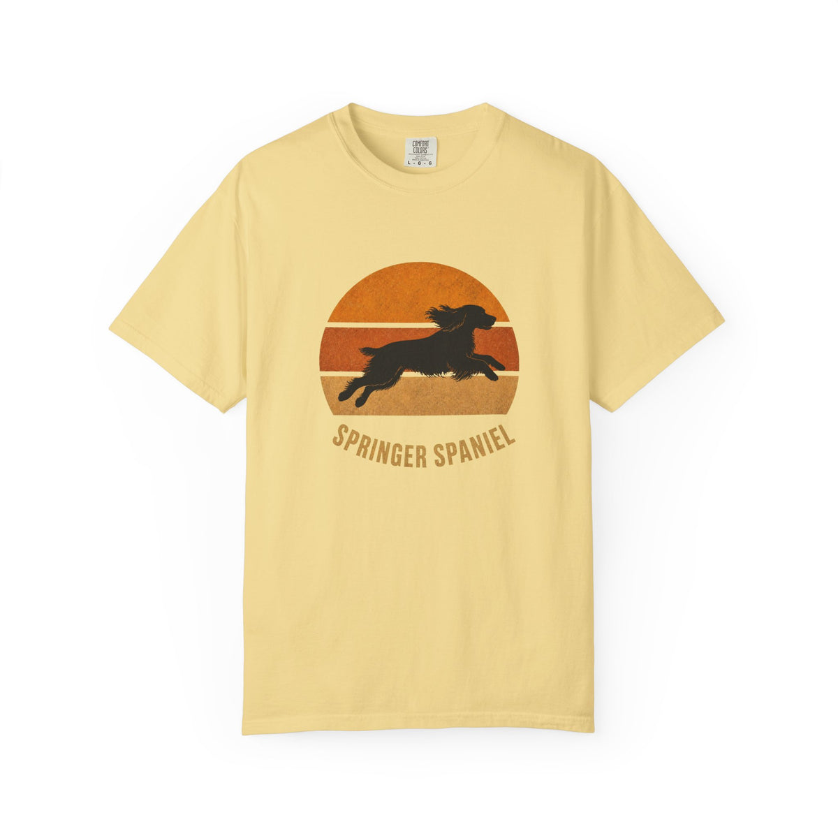 Retro Sunset Springer Spaniel