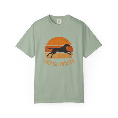 Retro Sunset English Pointer