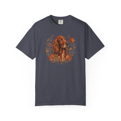 Irish Setter Autumn Wreath