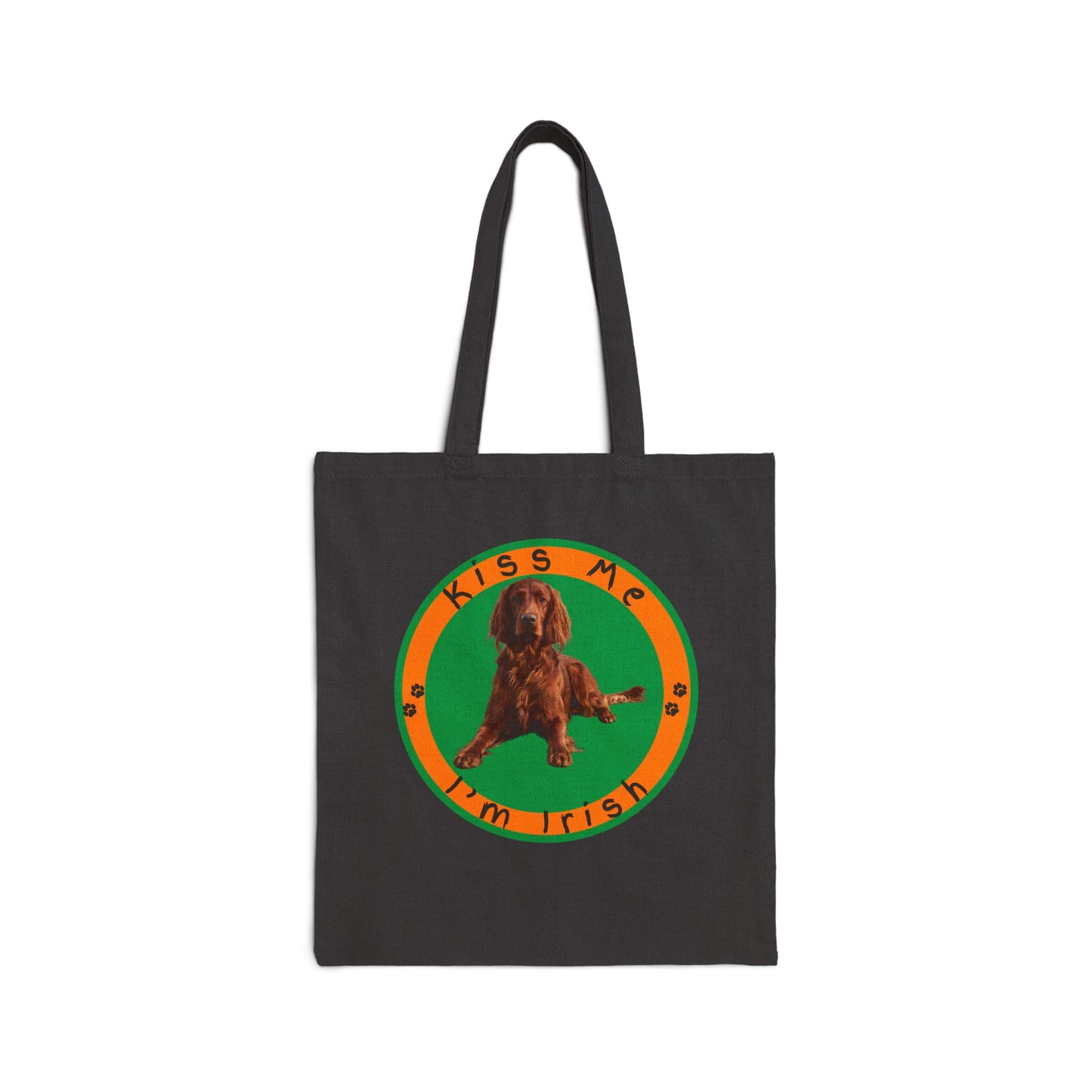 Kiss Me I'm Irish | Irish Setter Tote Bag