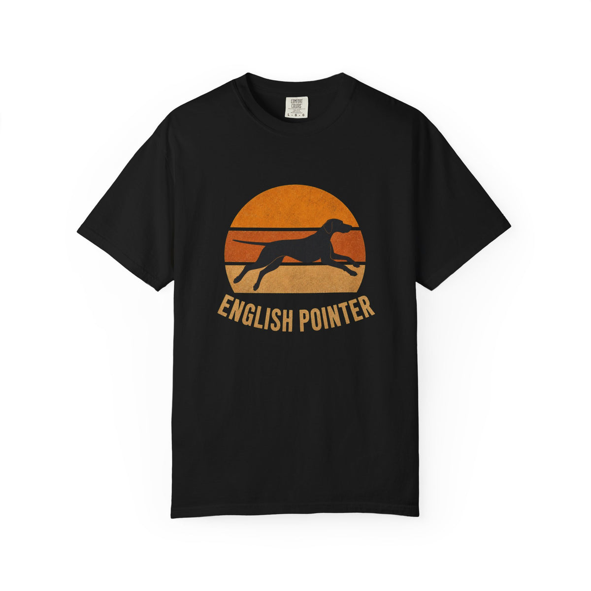 Retro Sunset English Pointer